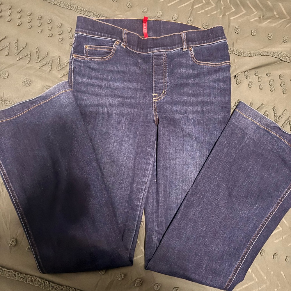 SPANX Blue Flare Jeans